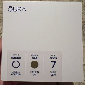 Oura Horizon Ring Gold (Size 7)